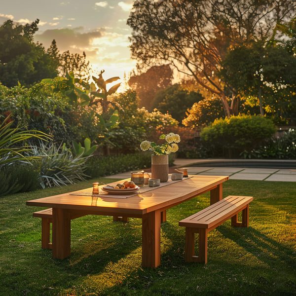 Choisir sa table de jardin en teck idéale
