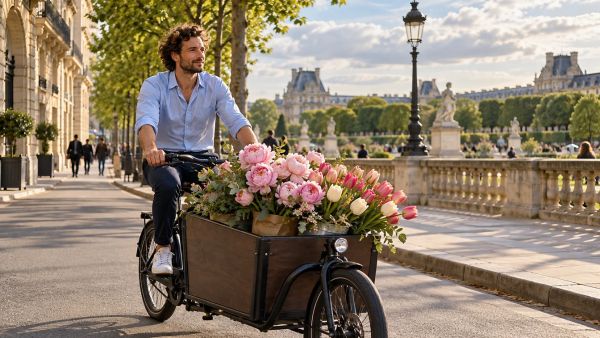 Service express de livraison de fleurs fraîches en quatre heures