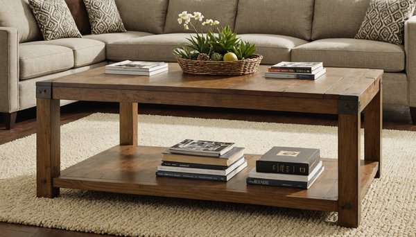 Louer une table basse en bois naturel pour un style unique